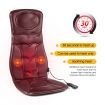 10 Motor Vibrating Heated Massage Cushion Seat Pad Pulsate,Tap,Roll,Knead Home Car Full Body Relax