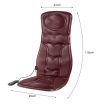 10 Motor Vibrating Heated Massage Cushion Seat Pad Pulsate,Tap,Roll,Knead Home Car Full Body Relax