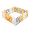 Diy Shape 14 Panel Kids Playpen Enclosure Safe Pet Fence Eco Friendly Foldable Space Saving