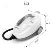 Remove Tough Dirt 2000W Strong Steam Cleaner W/Multi Nozzles For Floor,Window,Glass,Cloth-White