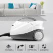 Remove Tough Dirt 2000W Strong Steam Cleaner W/Multi Nozzles For Floor,Window,Glass,Cloth-White