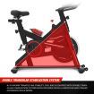 Belt Driven Quiet&Smooth Run Exercise Bike Indoor Cycling W/Adjustable Resistance,4 Riding Modes