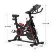 Belt Driven Quiet&Smooth Run Exercise Bike Indoor Cycling W/Adjustable Resistance,4 Riding Modes