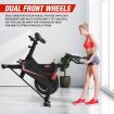 Belt Driven Quiet Exercise Bike Home Gym Spin Cycling Training W/Off Road,Flat,Stand Up,Climb Modes