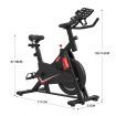 Belt Driven Quiet Exercise Bike Home Gym Spin Cycling Training W/Off Road,Flat,Stand Up,Climb Modes