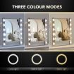 3 Light Color Led Rotable Make Up Vanity Mirror W/Adjustable Brightness,Usb Port For Charging Phone