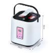 Portable Anti-Germ Steam Sauna Home Spa Set W/9 Temp Control Steam Pot, Anti-Odour Enclosure,Chair