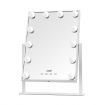 3 Light 12 Bulds Desktop Makeup Vanity Mirror W/Bluetooth Enjoy Music Give Call While Doing Makeup