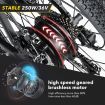 26" 250W Electric E Bike 7-Speed Gears Stronger Moutain Climb Power, 10Ah Battery 50Km Range