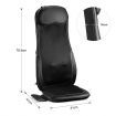 Heating Whole Body Car Seat Massager Chair Mat Deep Kneading 12 Nodes Finger-Like Massage