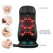 Heating Whole Body Car Seat Massager Chair Mat Deep Kneading 12 Nodes Finger-Like Massage