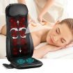 Heating Whole Body Car Seat Massager Chair Mat Deep Kneading 12 Nodes Finger-Like Massage