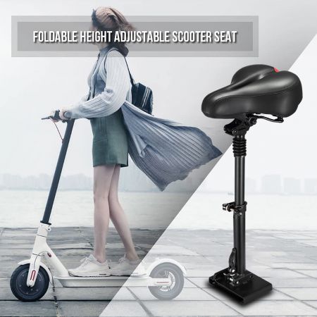 Xiaomi/Segway Electric Scooer Saddle Seat Well Padded Shock Absorption Design Height Adjustable