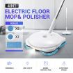 Dry Mop+Wet Wipe+Polish+Wax 4In1 Wireless Electric Floor Cleaner For Wood,Stone,Marble,Tile Floor