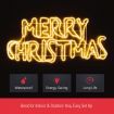 Merry Christmas Light LED Rope Outdoor Xmas Decoration Ornaments for Christmas Tree Party Home