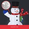 LED Snowman Outdoor Christmas Light Xmas Fairy Decoration 180cm Tall