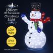 LED Snowman Outdoor Christmas Light Xmas Fairy Decoration 180cm Tall