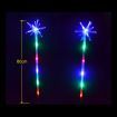 10Pcs Multicolour LED Christmas Pathway Lights Poles Xmas Outdoor Garden Decoration