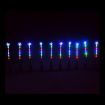 10Pcs Multicolour LED Christmas Pathway Lights Poles Xmas Outdoor Garden Decoration