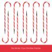 Christmas Candy Cane String Lights 10 LED Xmas Decorations Ornaments with White Twinkling Glow