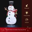 180CM 3D Christmas Snowman 200 LED Light Outdoor Xmas Decorations Ornaments