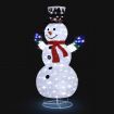 3D Christmas Snowman Light Xmas LED Lighted Holiday Ornaments Outdoor Decorations 180CM