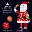 Christmas LED Santa Claus Light Decoration 180cm Tall Lighted Figure Outdoor Display