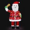 Christmas LED Santa Claus Light Decoration 180cm Tall Lighted Figure Outdoor Display