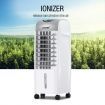 Wheeled 6L Evaporative Air Cooler Humidifier Ionizer Wide Angle W/3 Wind Modes Natural Normal Sleep