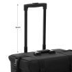 Shoulder/Trolley 2 In 1 Pro Make Up Case W/8 Removable Trays, 10 Extendable Trays, 13 Detachable Pcs Inside