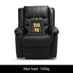 Electric Heated 8-Point Whole Body Massage Chair Thick Padded Recliner W/Footrest,Usb Charge Port