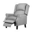 High Density Foam Thick Padded Recliner Chair Sofa W/Large Armrest Angle 100-135 Degree Adjustable