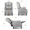 High Density Foam Thick Padded Recliner Chair Sofa W/Large Armrest Angle 100-135 Degree Adjustable