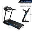 Home Gym Running Treadmill W/3 Incline Option,1-14Km/Hr Speed,430Mm Width Belt,Calories Burn Diplay