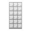 18-Door Anti Scratch Safe Steel Locker Storage Cabinet W/Lable Slot For School Lab Gym Garage