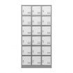 18-Door Anti Scratch Safe Steel Locker Storage Cabinet W/Lable Slot For School Lab Gym Garage