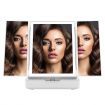 3 Light Color Tri Fold Led Vanity Make Up Mirror  90 Degree Rotaiton W/Dimmable Leds For Perfect Makeup