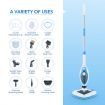 Only 30S Heat-Time Steam Mop Cleaner W/Multi Nozzles Effectively Kill Bed Bugs,Dust Mites Germs
