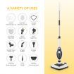 Effectively Sterilise Bacteria/Mites Steam Mop Cleaner W/Multi Nozzles For Floor,Carpet,Glass,Cloth