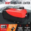 12V 8Kw Vehicle Disel Air Heater For Van,Rv,Truck,Boat 30M Remote Control Instant Heat Energy Saving