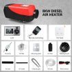 12V 8Kw Vehicle Disel Air Heater For Van,Rv,Truck,Boat 30M Remote Control Instant Heat Energy Saving