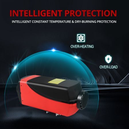 Instant Heat 12V 8Kw Vehicle Disel Air Heater For Van,Rv,Truck,Boat 30M Remote Control Energy Saving
