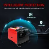 12V 8Kw Vehicle Disel Air Heater For Van,Rv,Truck,Boat 30M Remote Control Instant Heat Energy Saving