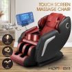 Deep Knead Full Body Electric Massage Chair 0 Gravity Recliner W/Bluetooth Control Music, Lcd Screen