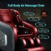 4D Deluxe Electric Massage Chair 0 Gravity Recliner Full Body Shiatsu,Knead,Flap,Knock,Extrusion