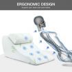 2Pcs Bed Support Wedge Pillow+Headrest,Memory Foam Anti-Bacteria/Dust/Mite,Bamboo Cover