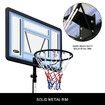 Basketball Hoop Ring Portable Adjustable Stand System Net Backboard Rim Wheels 1.7-2.3m