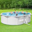 Bestway Luxury Oval Pool Set Above Ground Pro Frame Swimming Bath Spa 5.00m x 3.60m x 1.20m