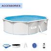 Bestway Luxury Oval Pool Set Above Ground Pro Frame Swimming Bath Spa 5.00m x 3.60m x 1.20m