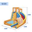 Bestway Inflatable Splash Water Park Adventure Water World Play Center Slide Pool Tunnel 4.2x3.2x2.6m